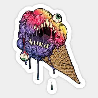 Eye Scream: Rainbow Sticker